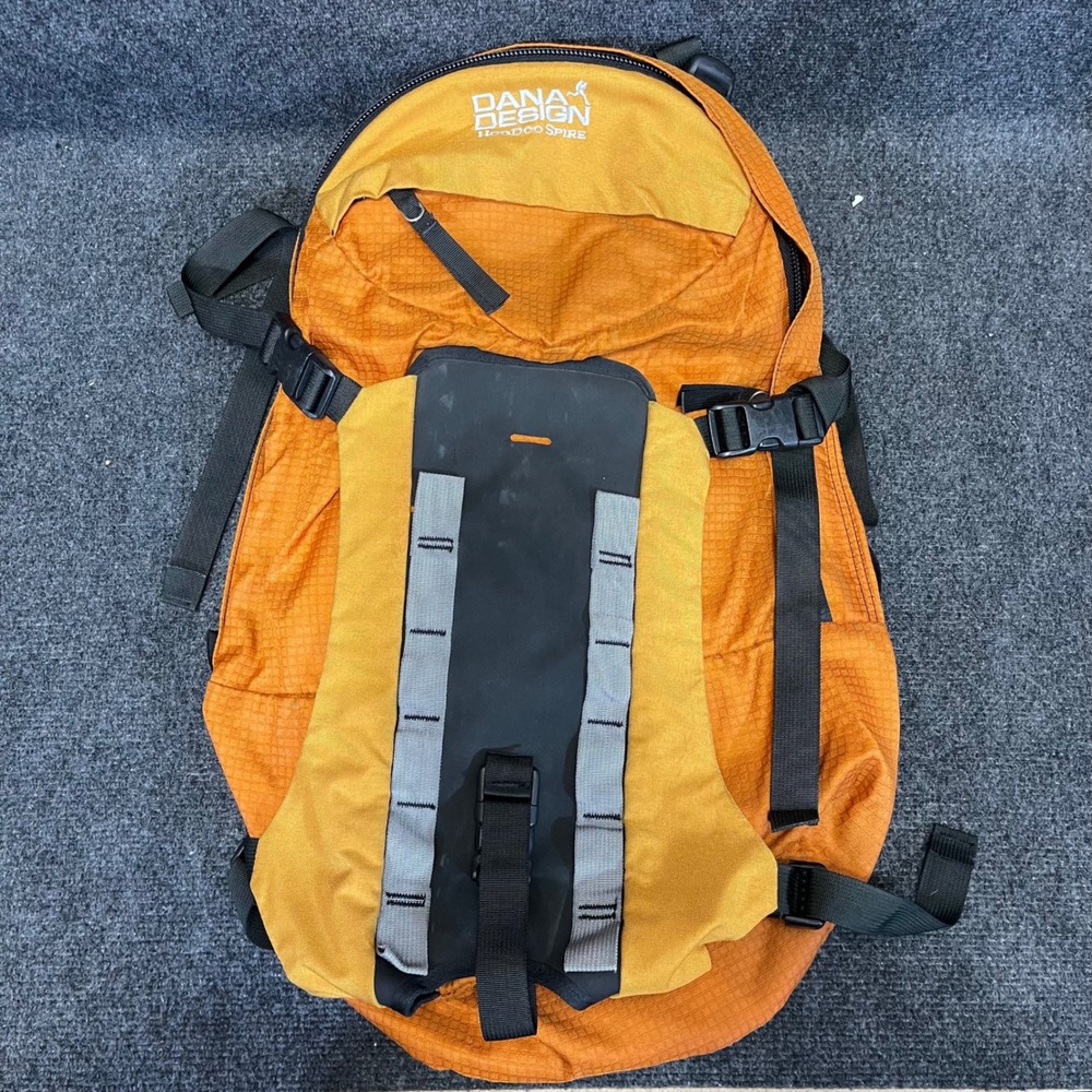 Dana Design Vintage Rare HooDoo Spire 30L Backpack Hiking Gear Pack Orange/Black - Picture 14 of 15
